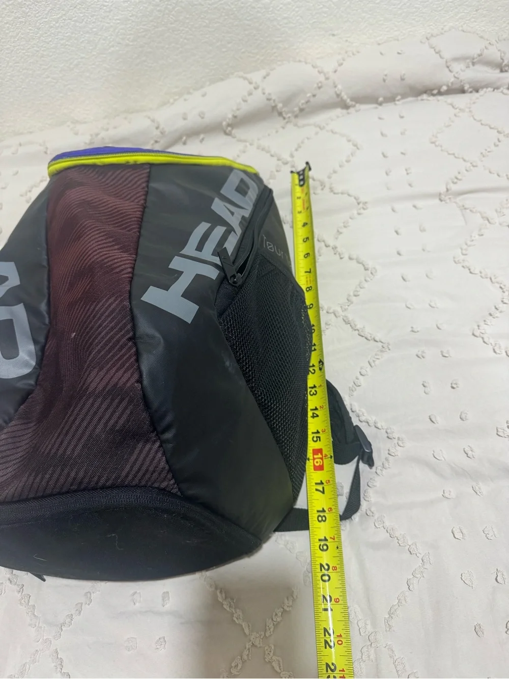 HEAD Tennis Backpack Black Purple Racquet Sports Bag